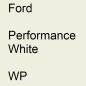 Preview: Ford, Performance White, WP.